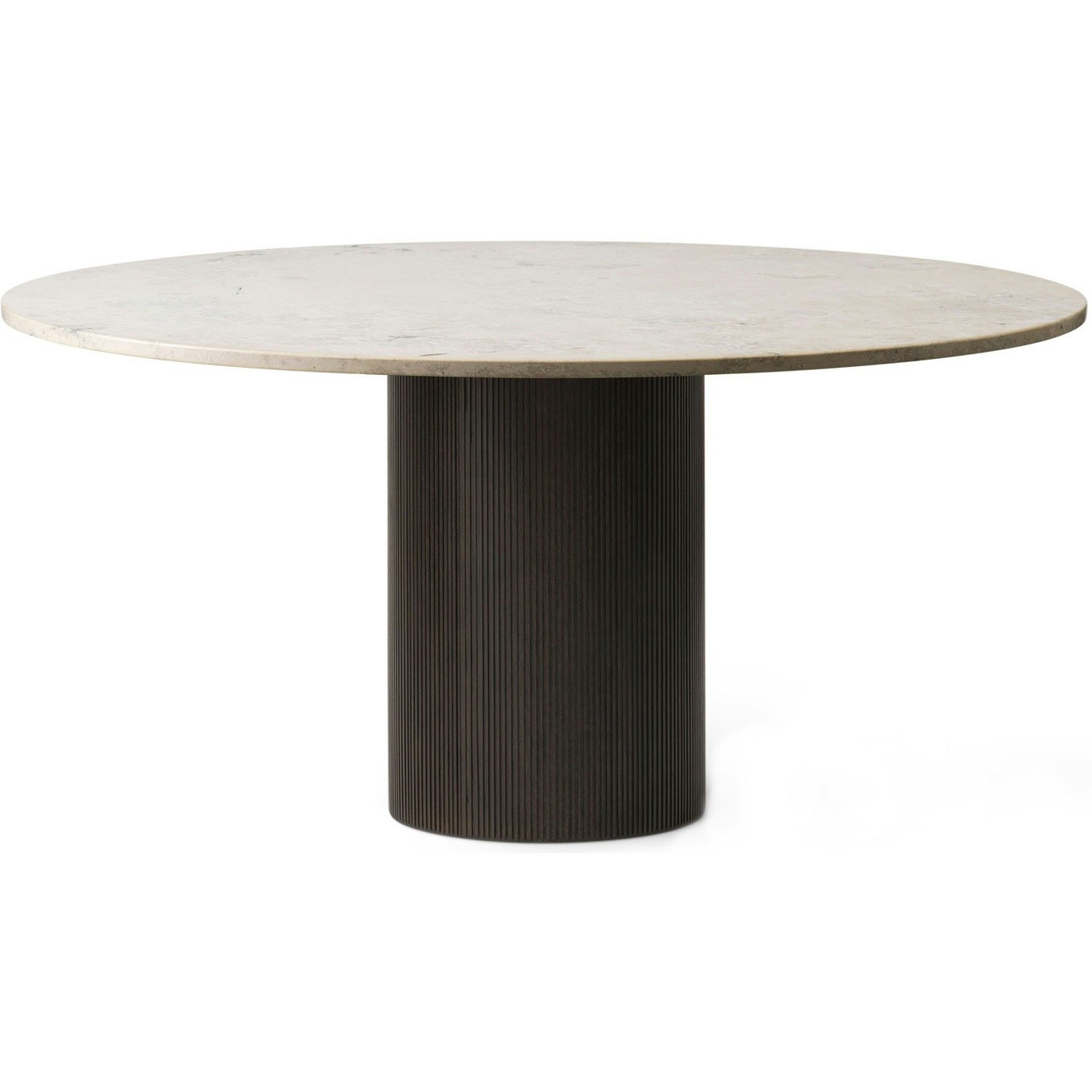 495 Cabin Table Round Ø150 cm, Jura Marble / Dark oak
