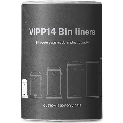 Vipp 14 Bin Liner For Pedal Bin Recycled Plastic, 8 L