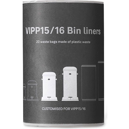 Vipp 15/16 Bin Liner For Pedal Bin Recycled Plastic, 18 L