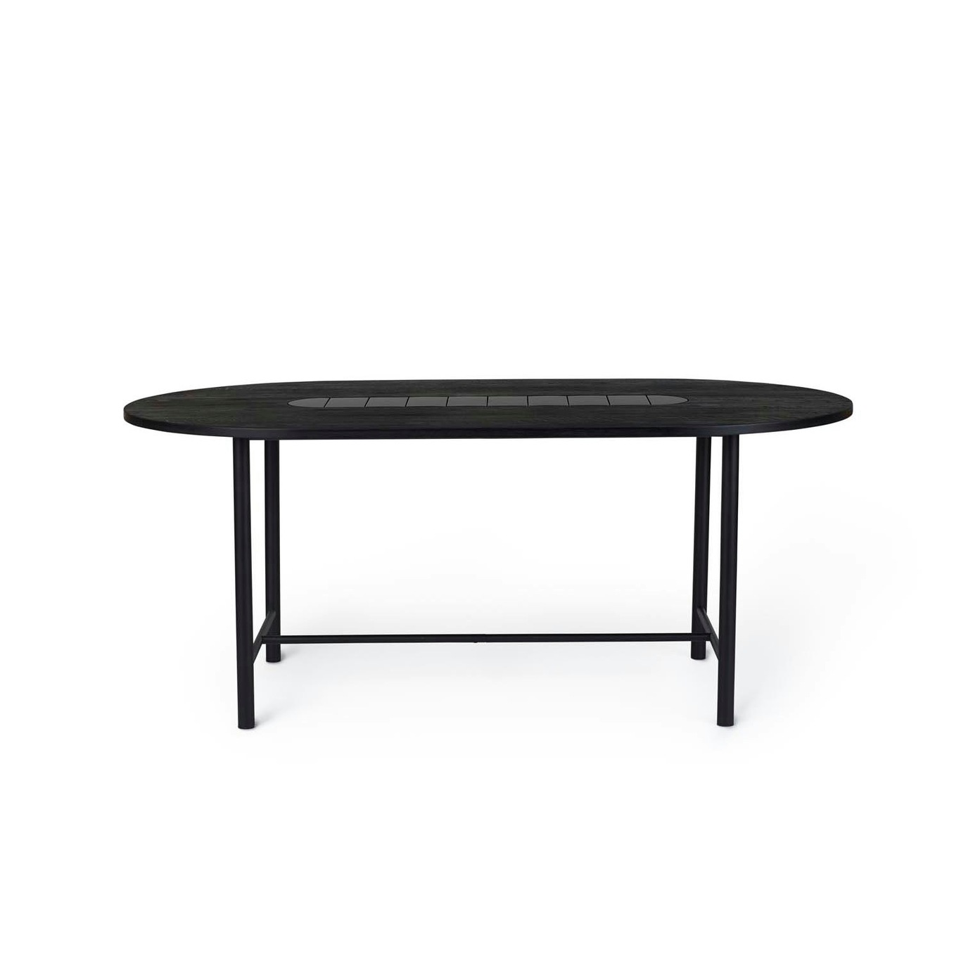Be My Guest Dining Table 180 cm, Black Oiled Oak