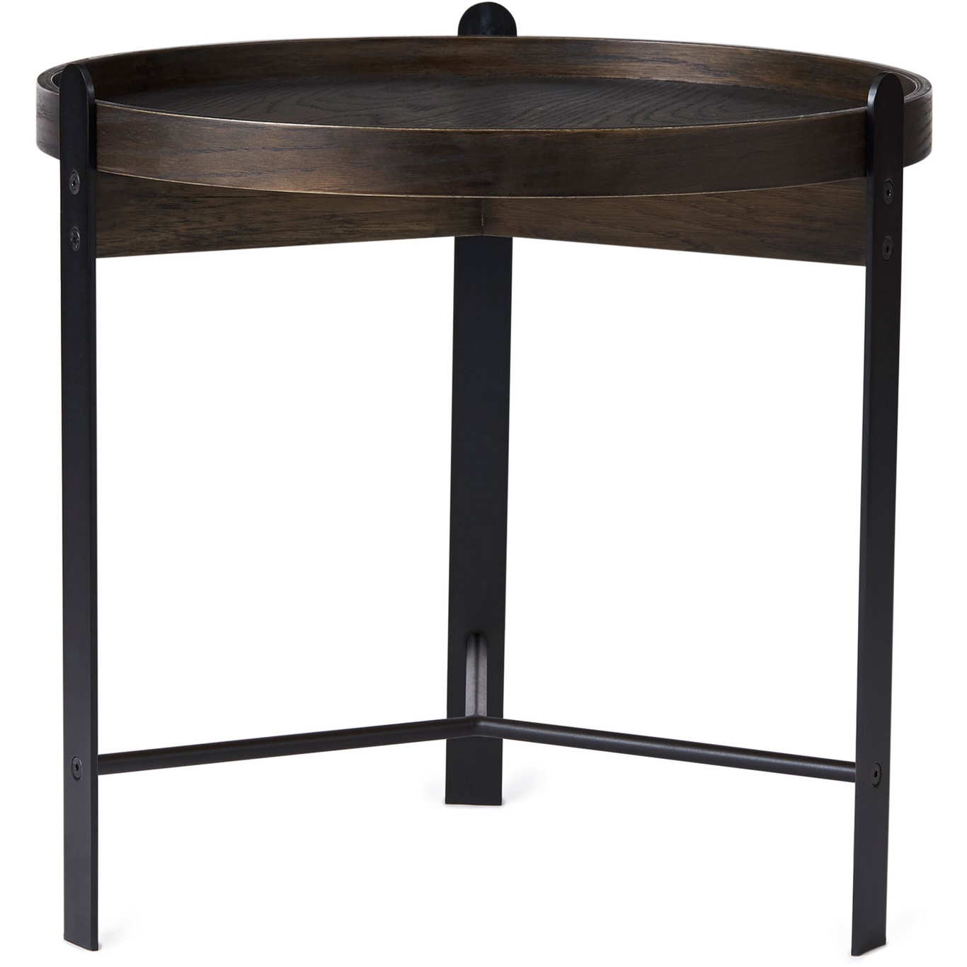 Compose Coffee Table 50 cm, Smoked Oak / Black Noir