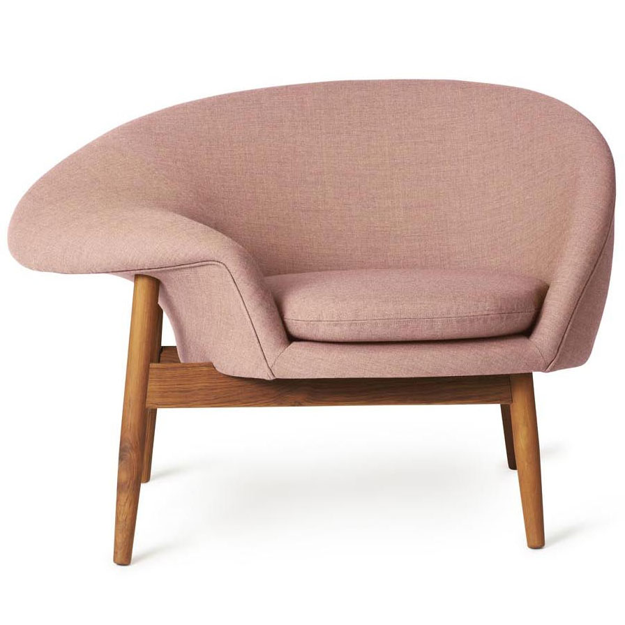 Fried Egg Lounge Chair, Pale rose