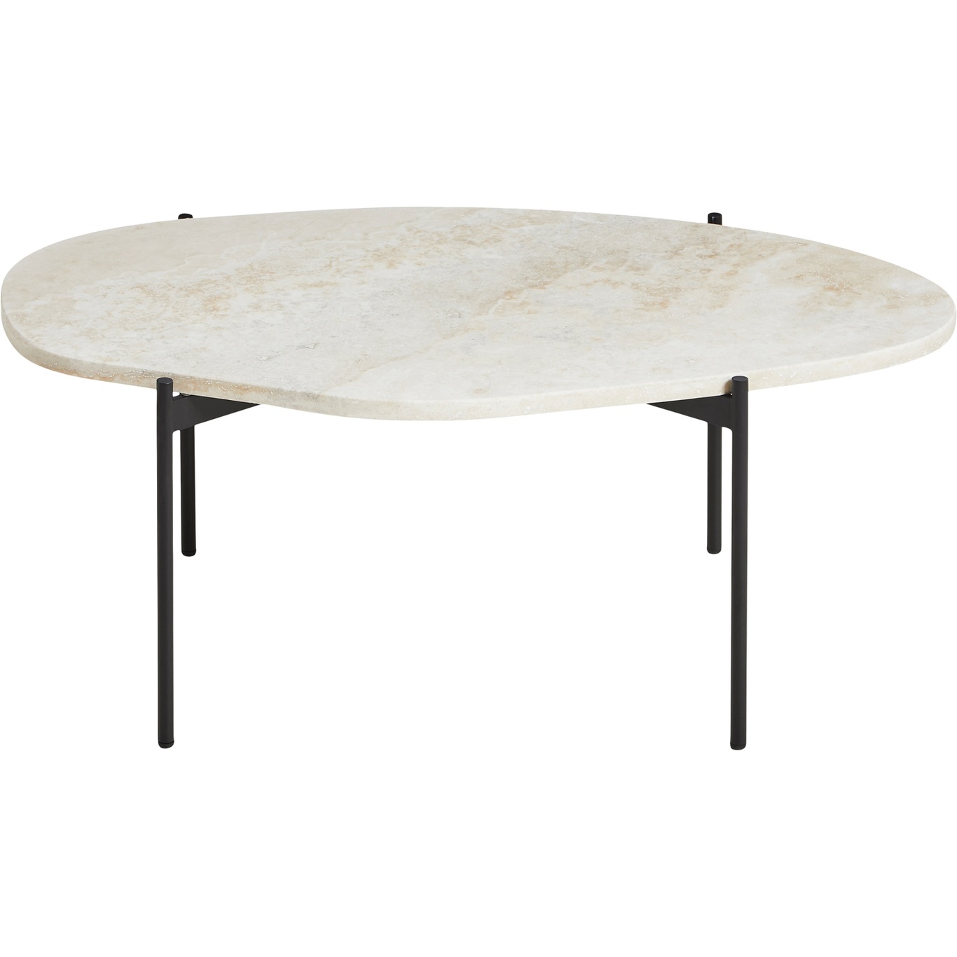 LA TERRA Coffee Table Travertine Ivory L: 95 cm