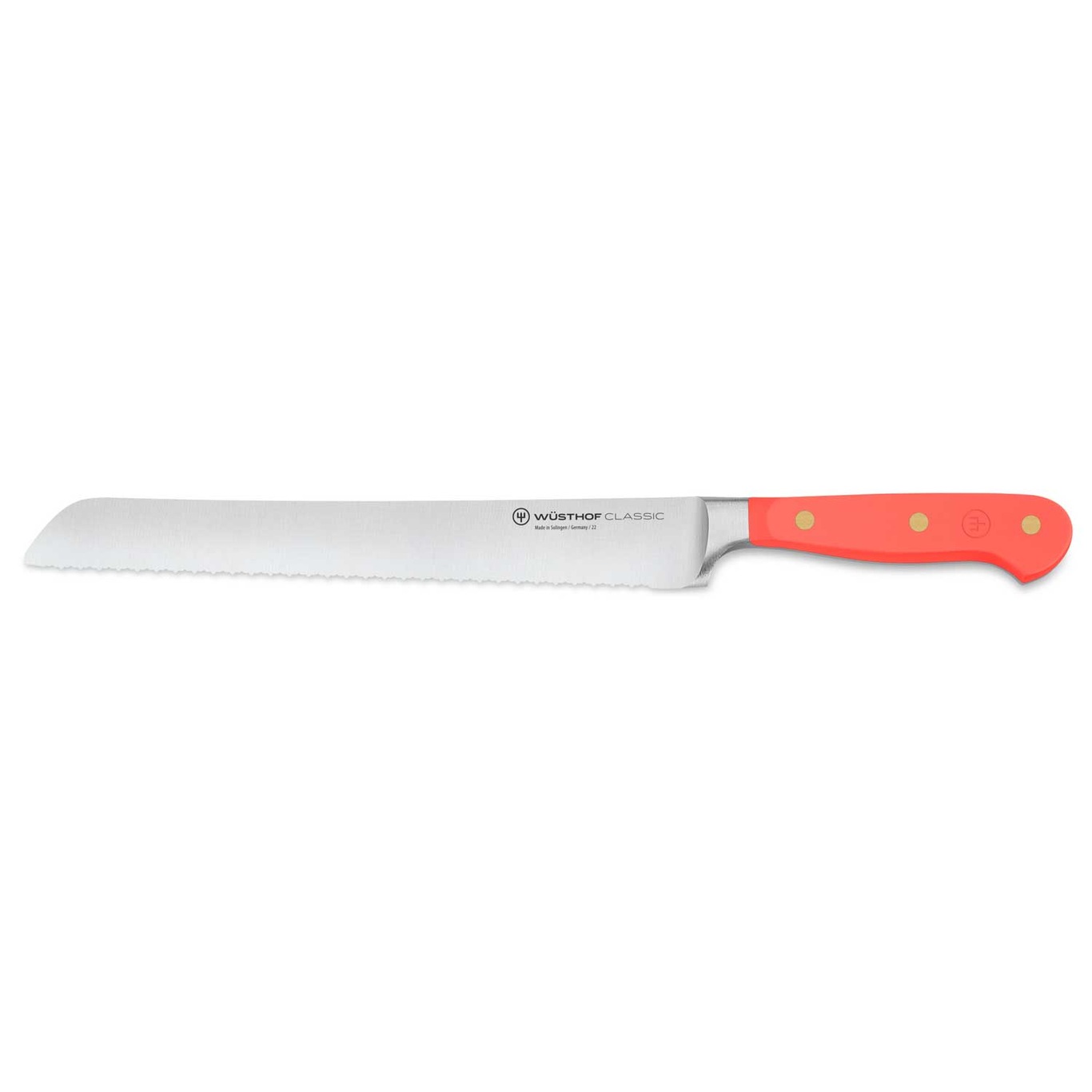 Classic Colour Bread Knife 23 cm, Coral Peach
