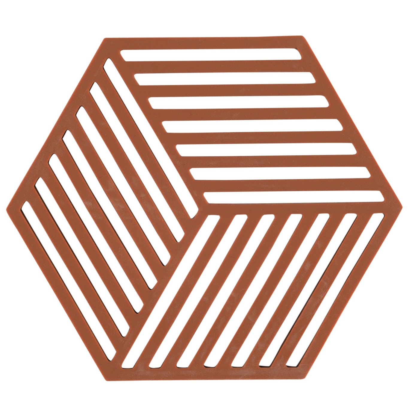 Hexagon Trivet, Terracotta