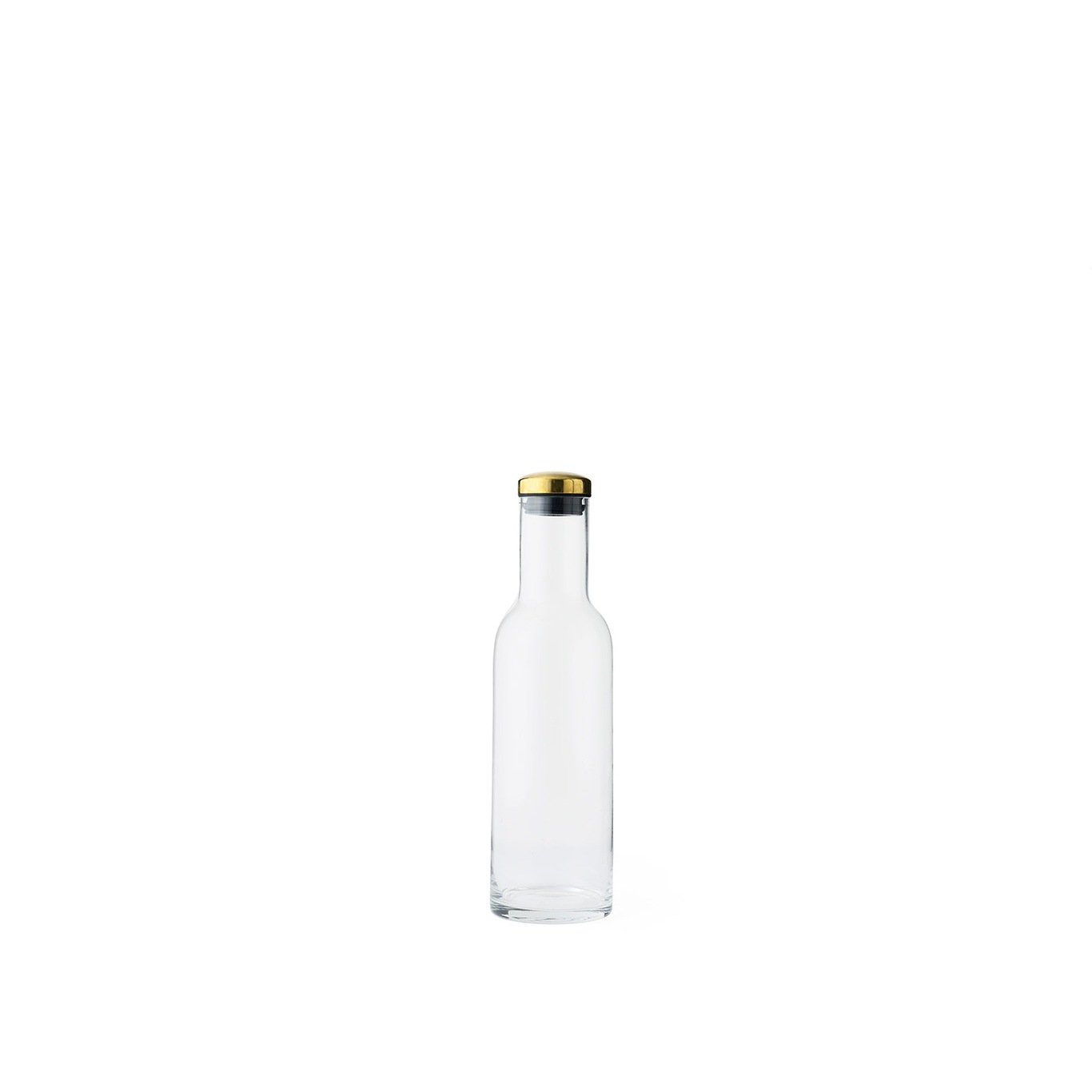 Bottle Carafe 1 L, Clear/Brass
