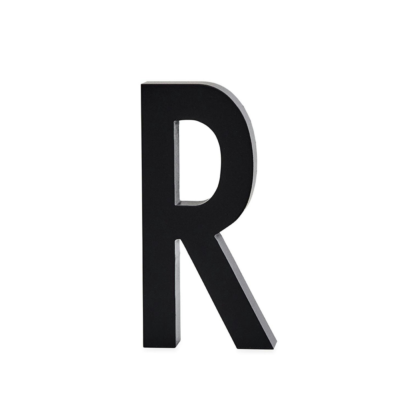 Design Letters Grey Aluminium Letter R Design Letters